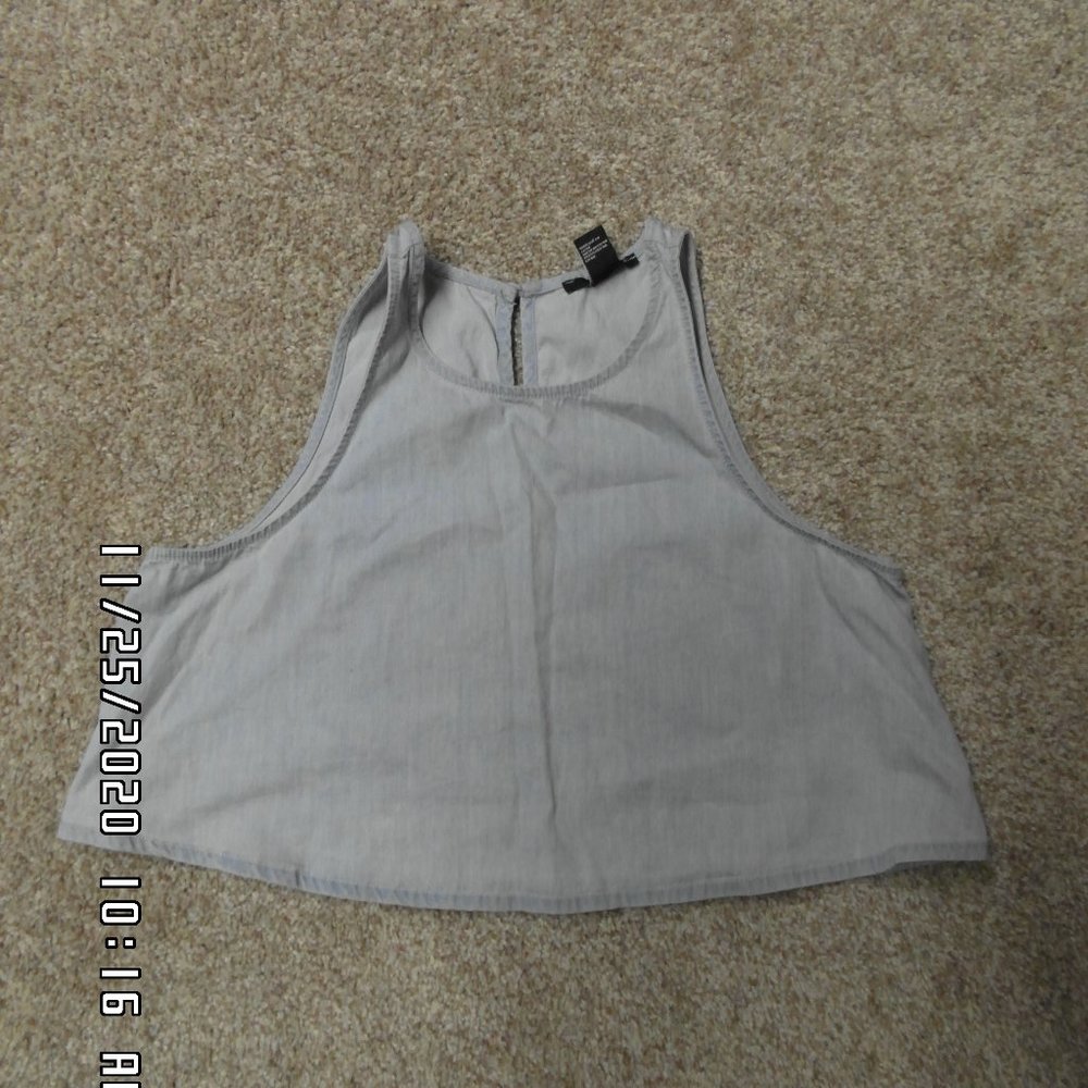 Jean Crop Top